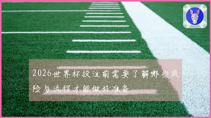2026世界杯投注前需要了解哪些风险与流程才能做好准备