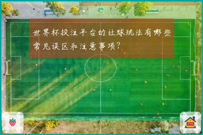 世界杯投注平台的让球玩法有哪些常见误区和注意事项？
